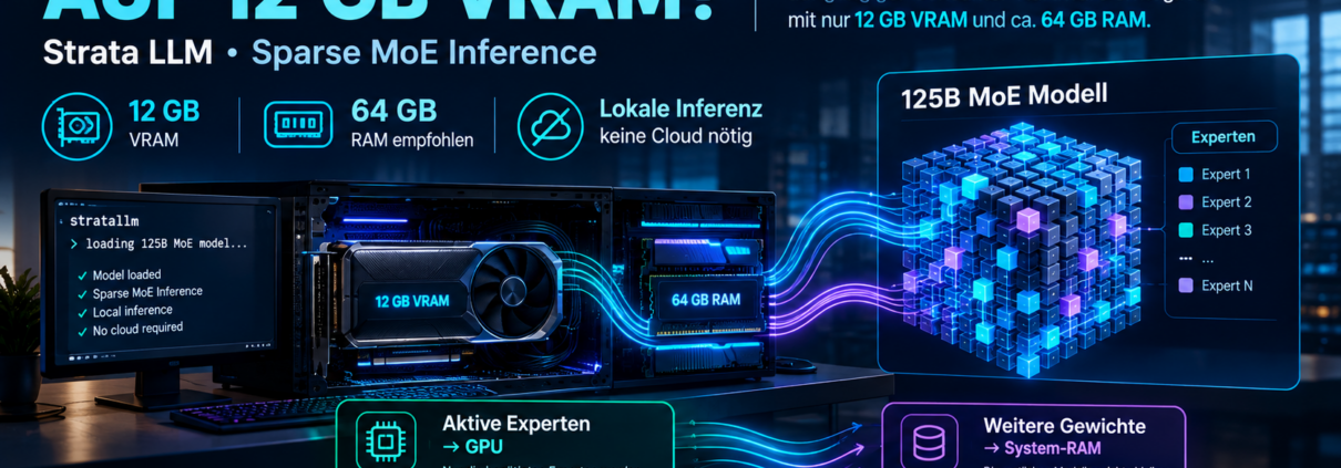 Strata LLM_ 125B lokal auf 12 GB VRAM